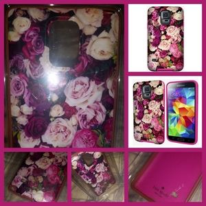 Kate Spade Flexible Hardshell Case for Samsung Galaxy S5 (Photographic Rose)